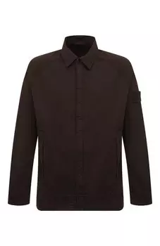 Рубашка из хлопка и шерсти Stone Island