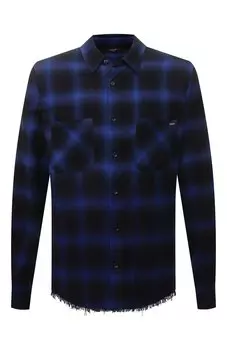 Рубашка из хлопка и вискозы Amiri