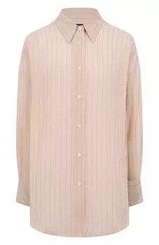 Рубашка из хлопка и вискозы BOSS