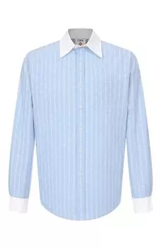 Рубашка из хлопка и вискозы Casablanca