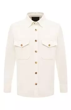 Рубашка из хлопка и вискозы Windsor