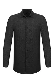 Рубашка из кашемира и хлопка Brioni