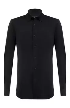 Рубашка из шелка и хлопка Brioni