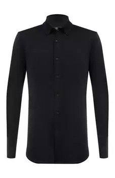 Рубашка из шелка и хлопка Brioni