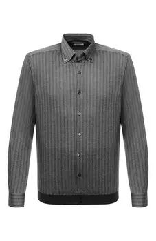 Рубашка из шелка и хлопка Zilli