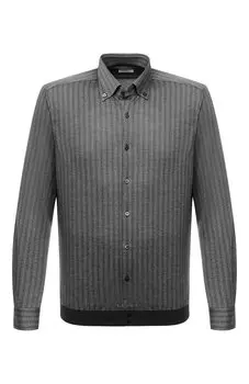 Рубашка из шелка и хлопка Zilli