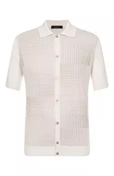 Рубашка из шелка и хлопка Zilli