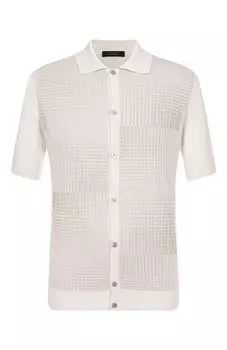 Рубашка из шелка и хлопка Zilli