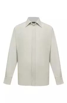 Рубашка из шелка и вискозы Tom Ford