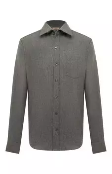 Рубашка из шерсти и кашемира Agnona