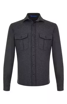 Рубашка из шерсти и кашемира Andrea Campagna