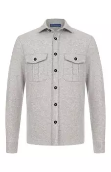 Рубашка из шерсти и кашемира Andrea Campagna