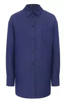 Рубашка из шерсти и льна Colombo