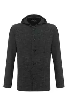 Рубашка из шерсти и шелка Kiton