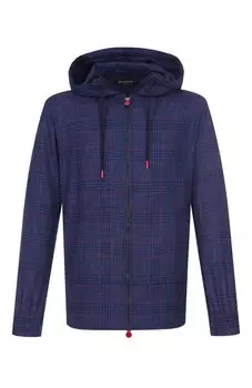 Рубашка из шерсти и шелка Kiton