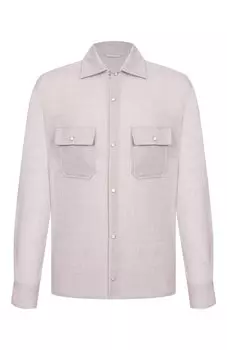 Рубашка из шерсти и шелка Marco Pescarolo