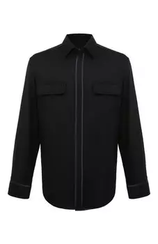 Рубашка из шерсти и шелка Zilli