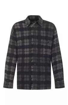 Рубашка из шерсти и вискозы Uma Wang