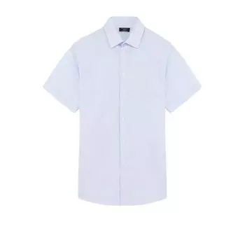 Рубашка из смеси хлопка и льна Dal Lago