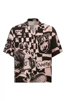 Рубашка из вискозы DOMREBEL