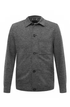 Рубашка из вискозы и хлопка BOSS