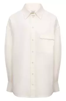 Рубашка из вискозы и льна Forte Dei Marmi Couture