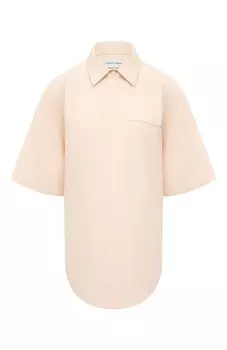 Рубашка из вискозы и льна Loulou Studio