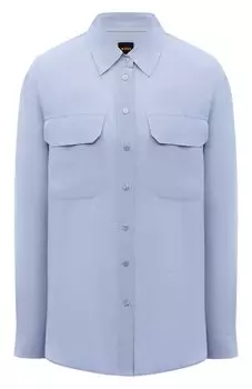 Рубашка из вискозы и шелка BOSS Orange