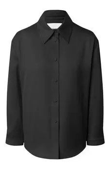 Рубашка из вискозы и шелка Jil Sander