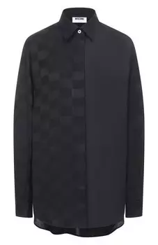 Рубашка из вискозы и шелка Moschino