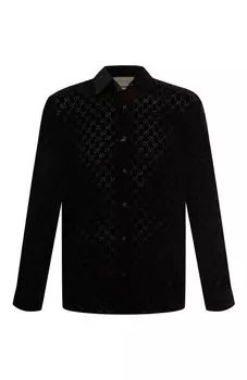 Рубашка из вискозы и шерсти Gucci
