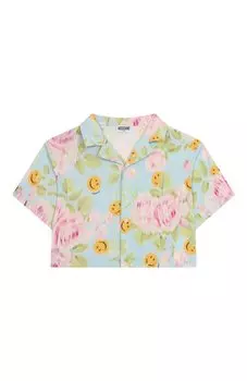 Рубашка из вискозы Moschino