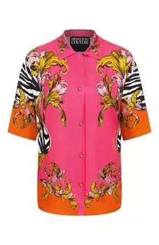 Рубашка из вискозы Versace Jeans Couture