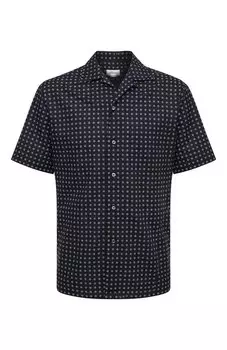 Рубашка изо льна и хлопка Brioni