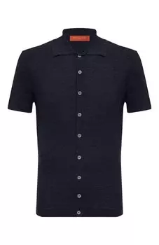 Рубашка изо льна и хлопка Daniele Fiesoli