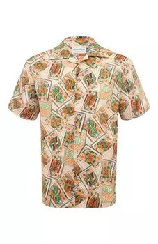 Рубашка изо льна и хлопка Drole De Monsieur