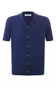 Рубашка изо льна и хлопка Gran Sasso