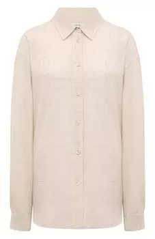 Рубашка изо льна и хлопка LE17SEPTEMBRE