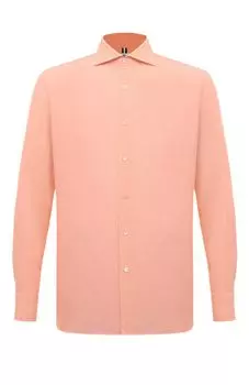 Рубашка изо льна и хлопка Luigi Borrelli