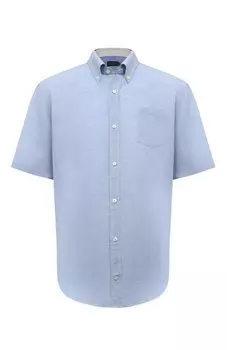 Рубашка изо льна и хлопка Paul&Shark