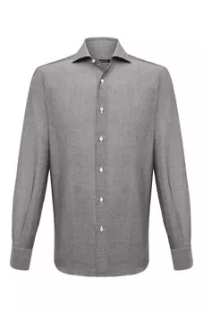Рубашка изо льна и хлопка Sartorio