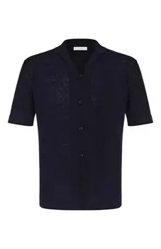 Рубашка изо льна и хлопка Slowear