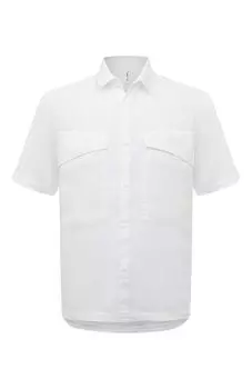 Рубашка изо льна и хлопка Transit