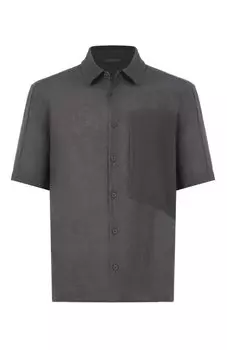 Рубашка изо льна и хлопка Transit