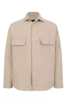 Рубашка изо льна и хлопка White Sand
