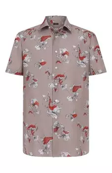 Рубашка изо льна и хлопка Zilli