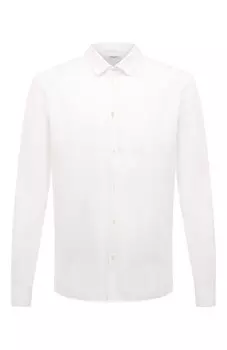 Рубашка изо льна и хлопка Zimmerli