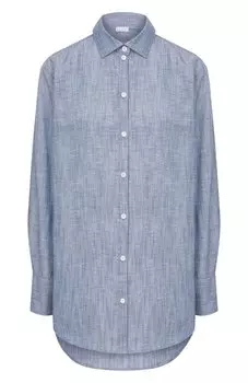 Рубашка изо льна и хлопка Zimmerli