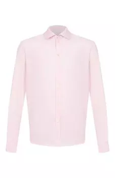 Рубашка изо льна и хлопка Zimmerli