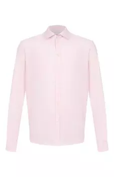 Рубашка изо льна и хлопка Zimmerli